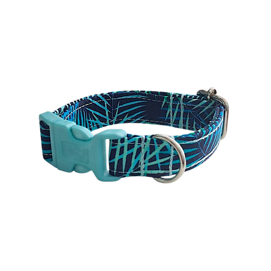 SIZE XS | Aqua Clasp - Tropical Leaf